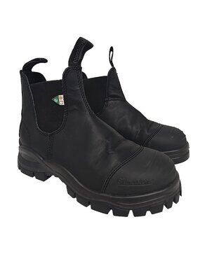 Blundstone Men's  968 Work & Safety XFR 6" Pull On Boot Black Size 7.5M